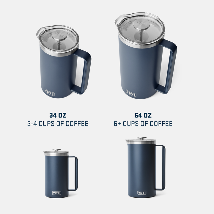 French Press With Durasip™ Ceramic Lining - 64 oz - GLAM MODA