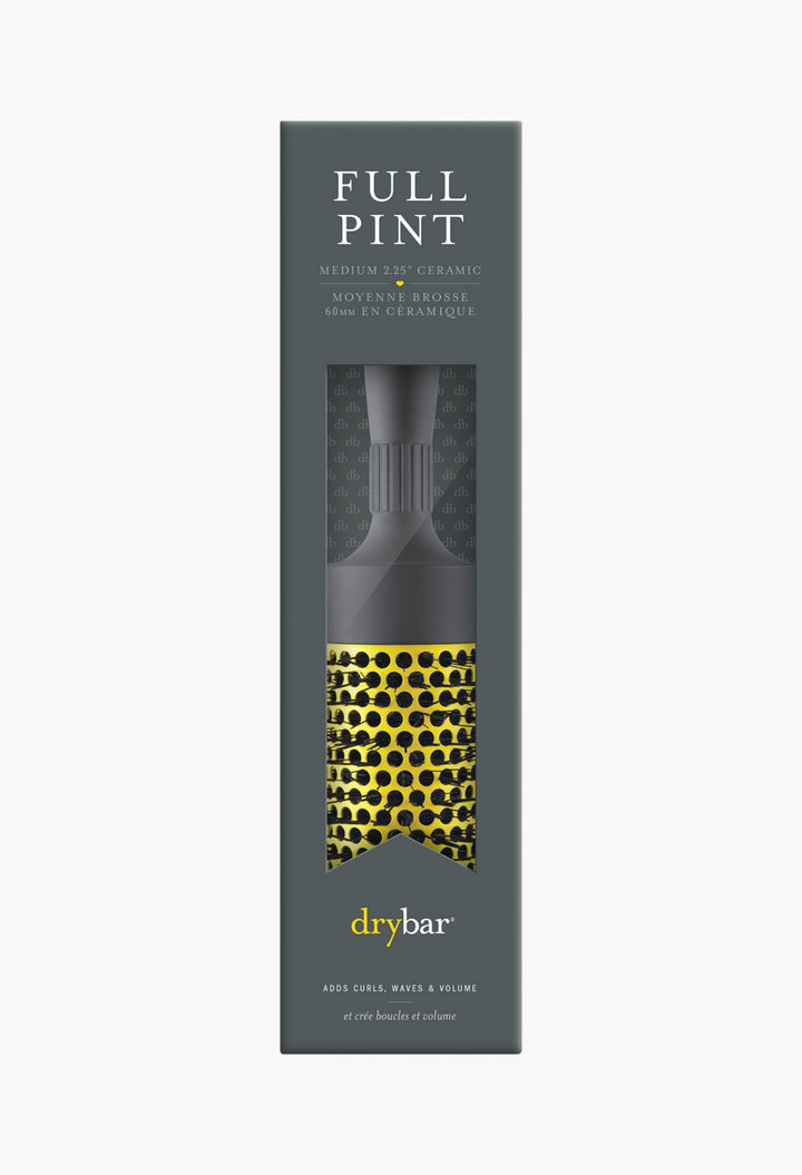 Full Pint Medium Round Ceramic Brush - GLAM MODA