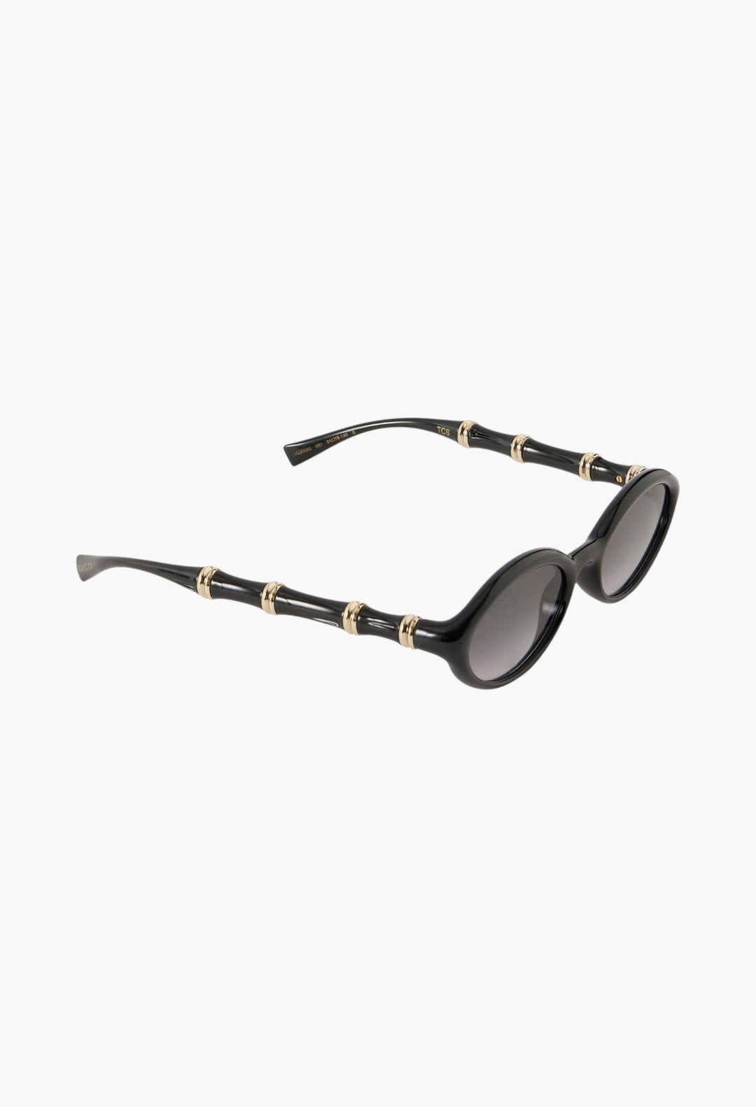 Bamboo Round-Frame Acetate Sunglasses