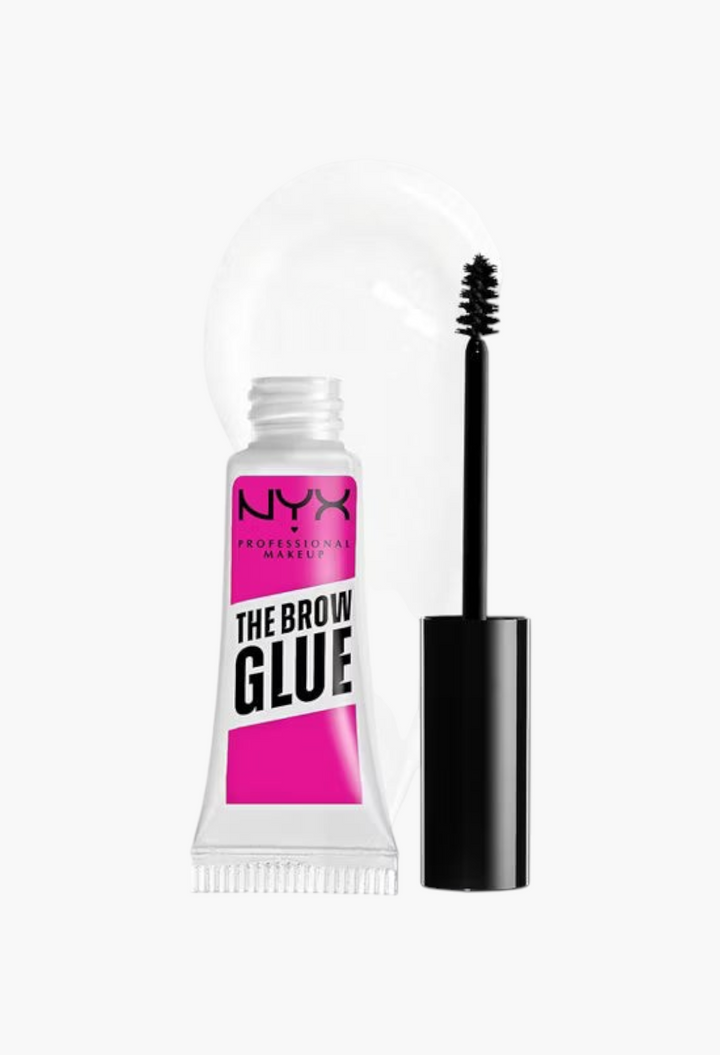 GLAM MODA NYX Professional Makeup Brow Glue clear eyebrow styling gel with spoolie applicator