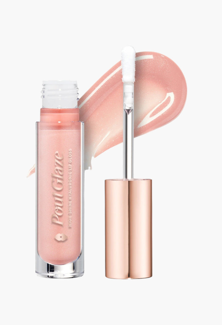 Pout Glaze High-Shine-Hyaluronic Lip Gloss - GLAM MODA