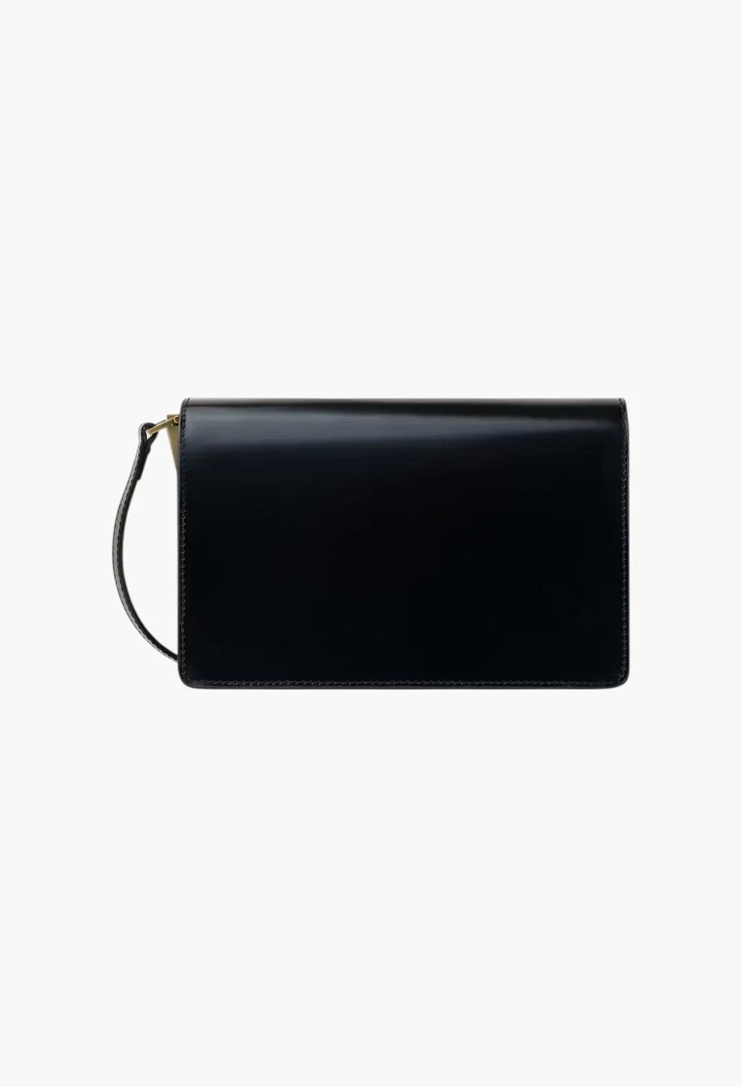 Medium Shoulder Bag with Kogut Seal black eel