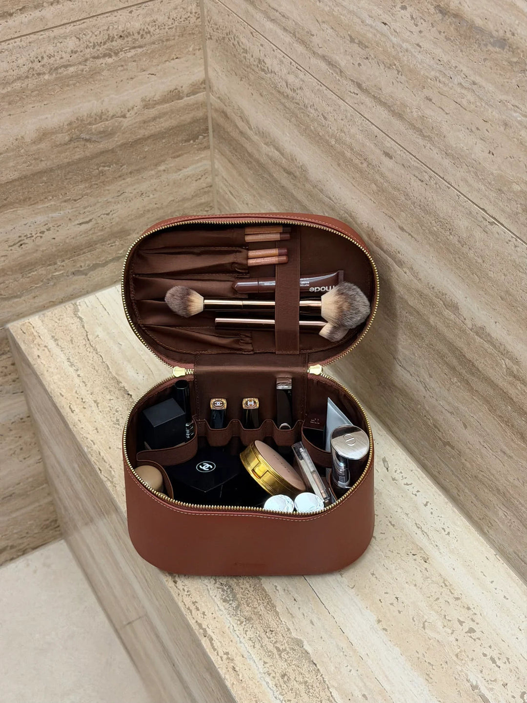 Vanity Case Espresso makeup bag