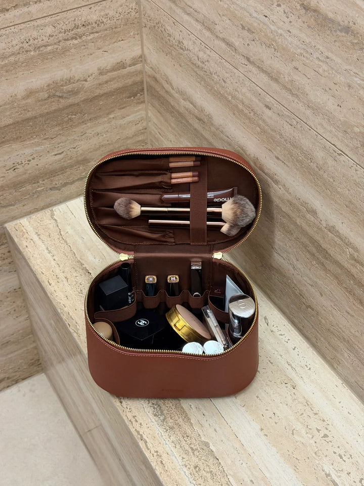 Vanity Case Espresso makeup bag