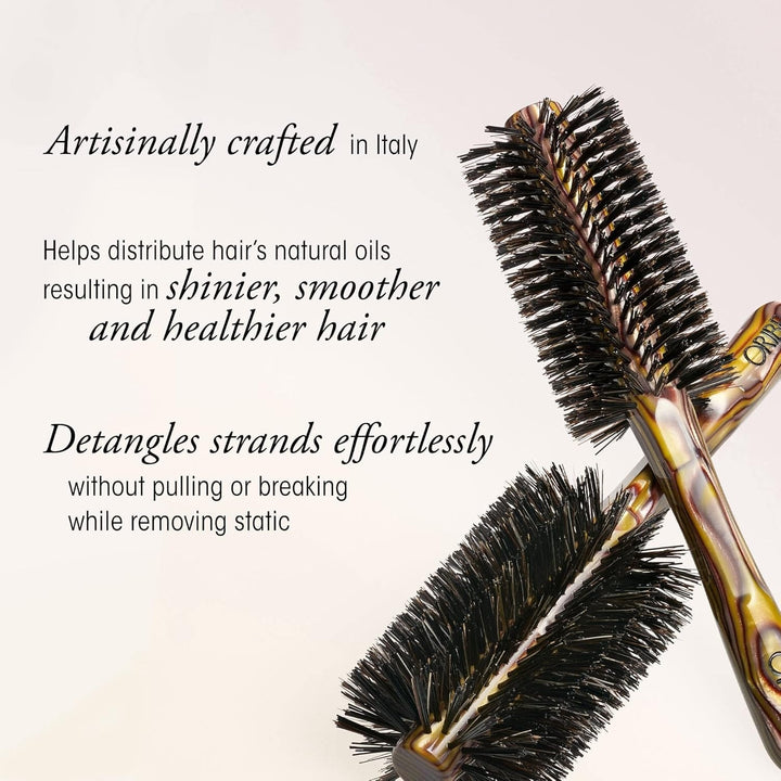 Italian Resin Medium Round Brush - GLAM MODA
