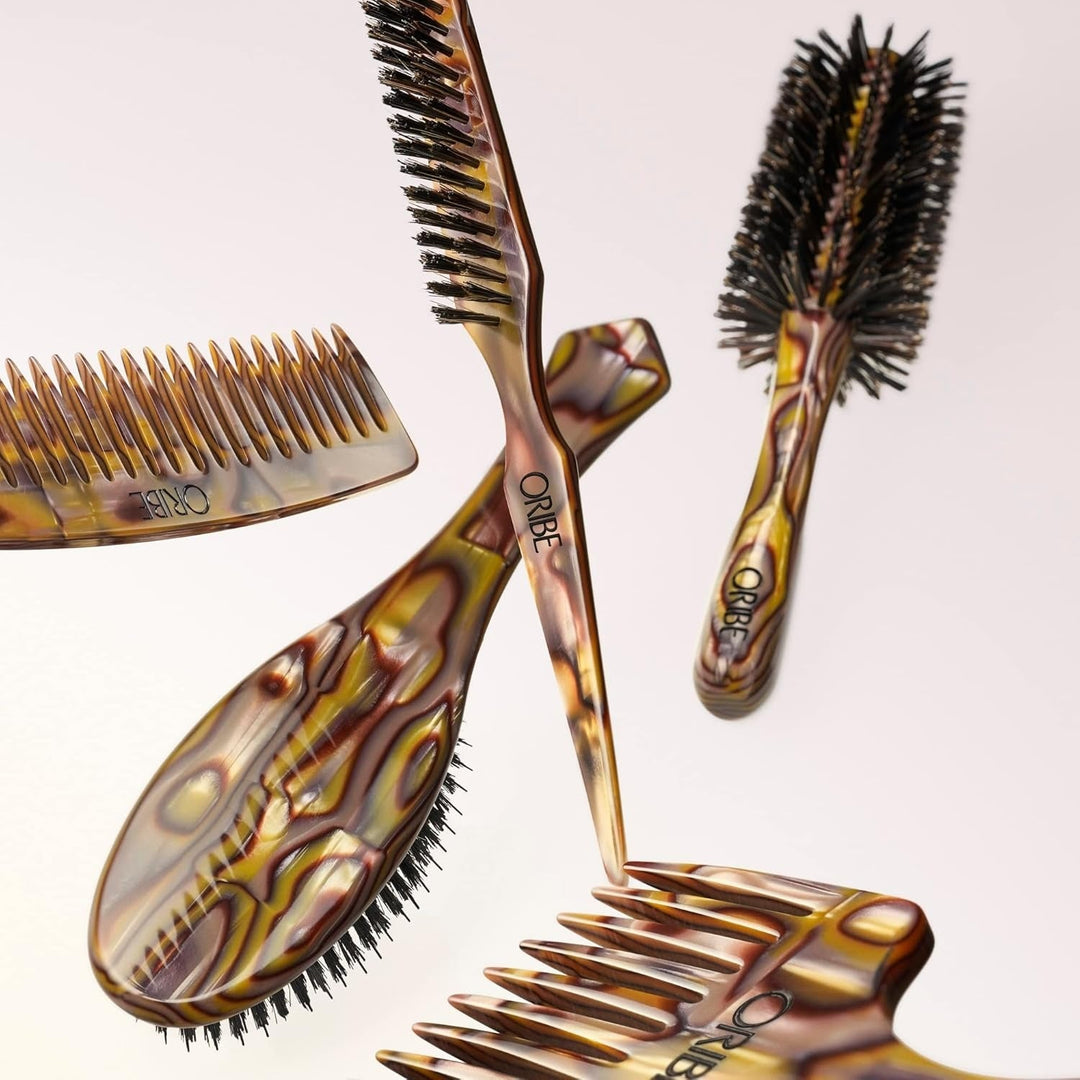 Italian Resin Medium Round Brush - GLAM MODA
