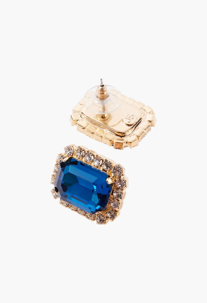 Diana gold-plated crystal earrings