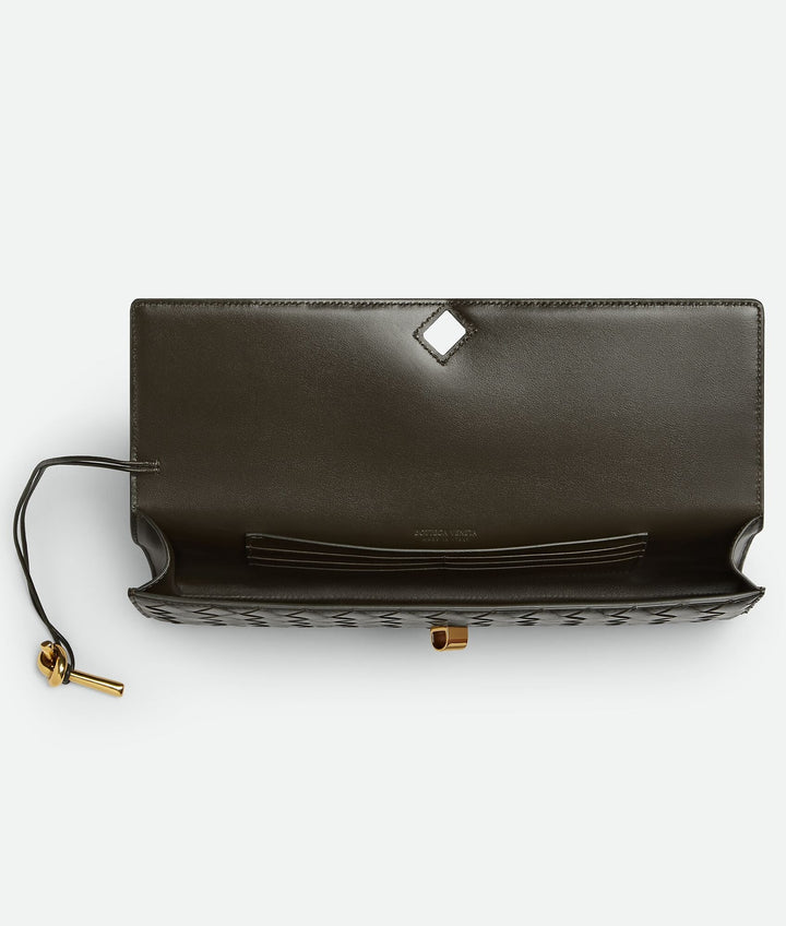 Kaki - Andiamo Clutch - GLAM MODA