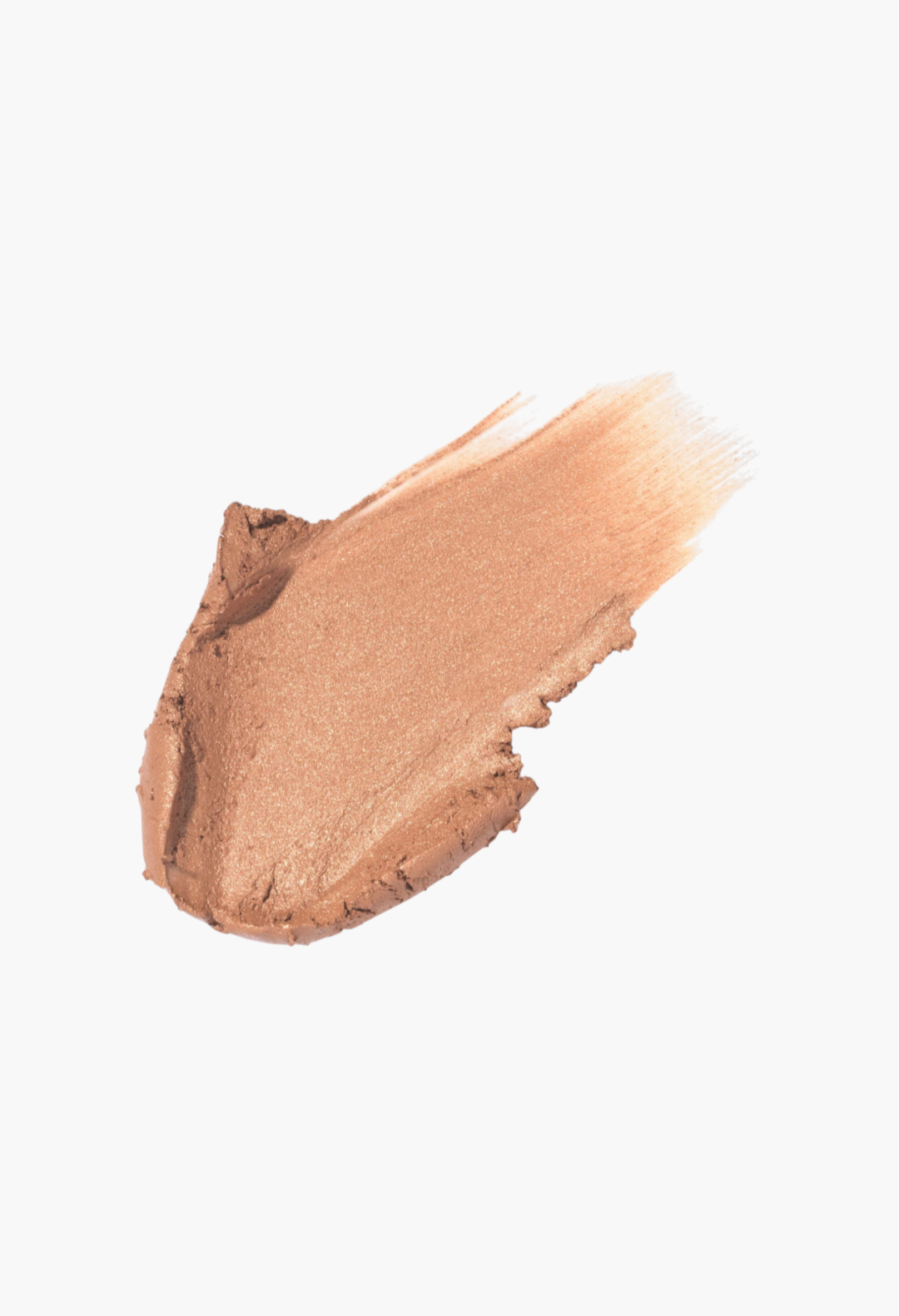 GLAM MODA Sensual Skin Bronzer swatch showing a creamy, luminous golden tan gel-to-powder texture.