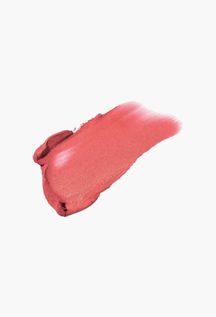 GLAM MODA The Sensual Skin Blush swatch in a warm neutral peach shade with a smooth, creamy texture.