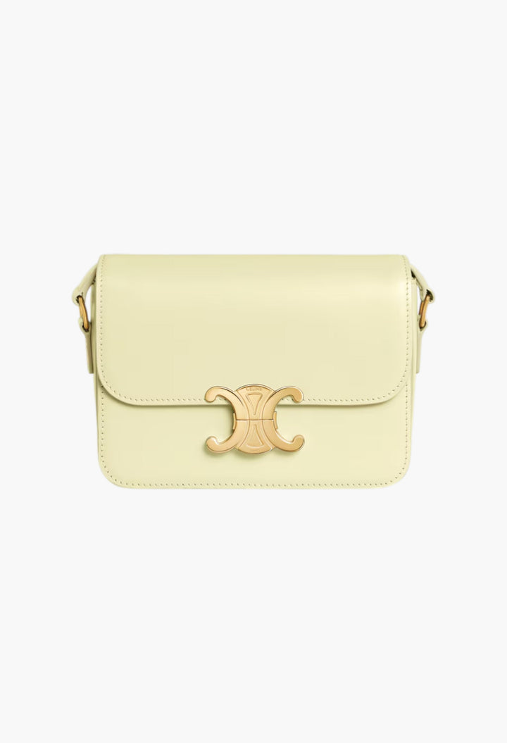 Teen Triomphe Bag In Shiny Calfskin - GLAM MODA