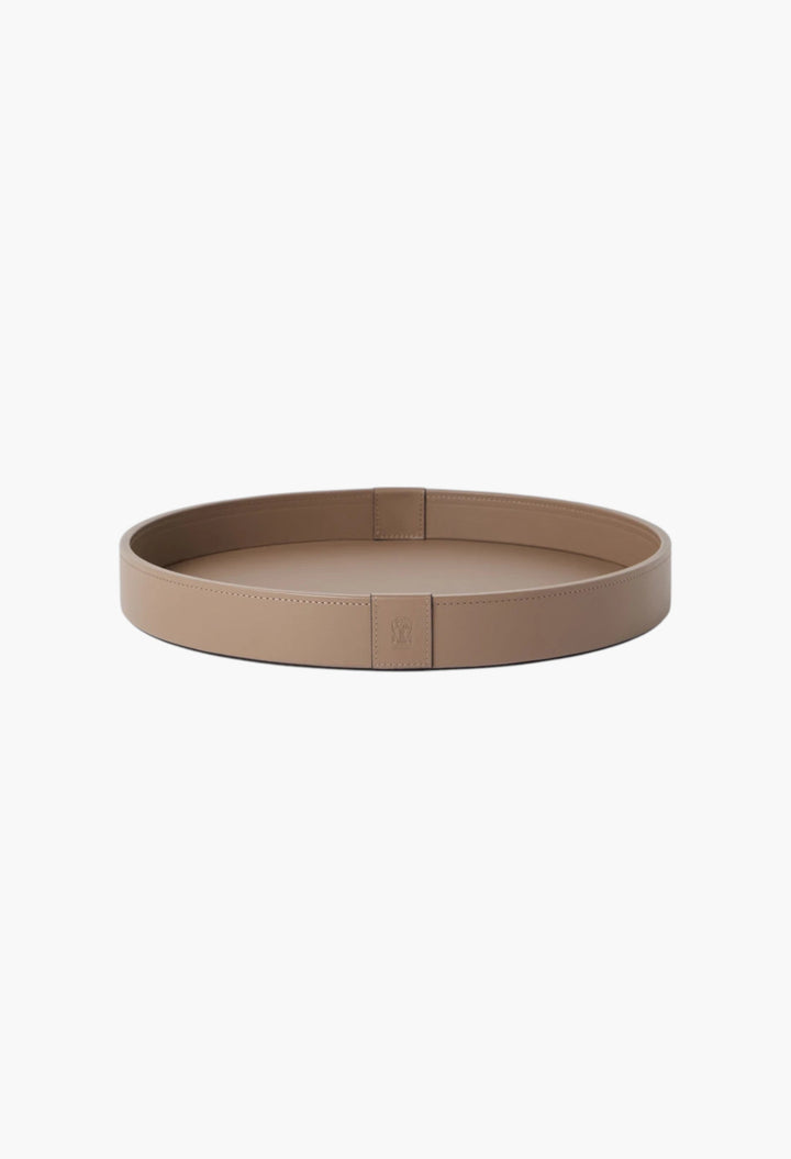 Wooden Tray With Leather Cover - GLAM MODA
