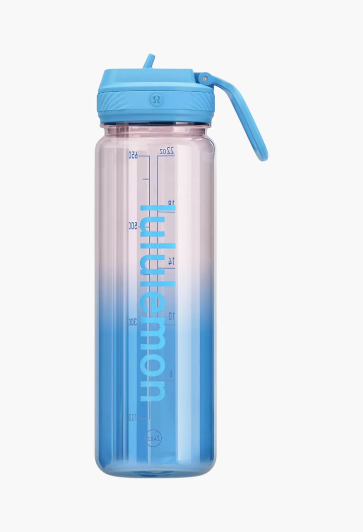 Back to Life Clear Bottle 24oz Straw Lid