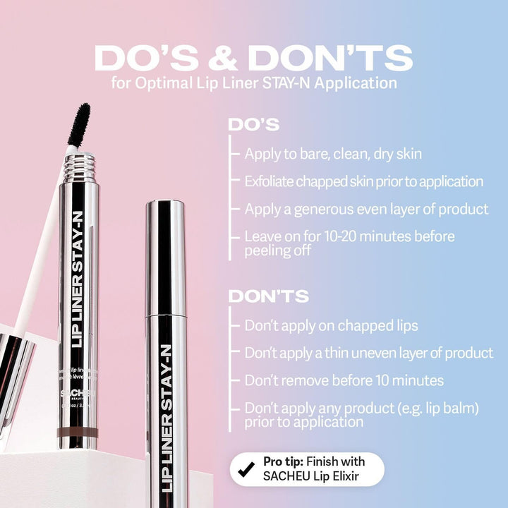 Lip Liner Stay-N® - Peel-Off Lip Liner Stain - GLAM MODA