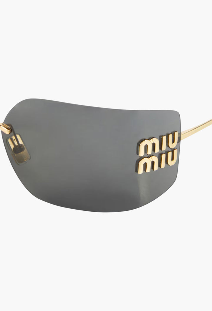 Logo Rectangular Sunglasses - GLAM MODA