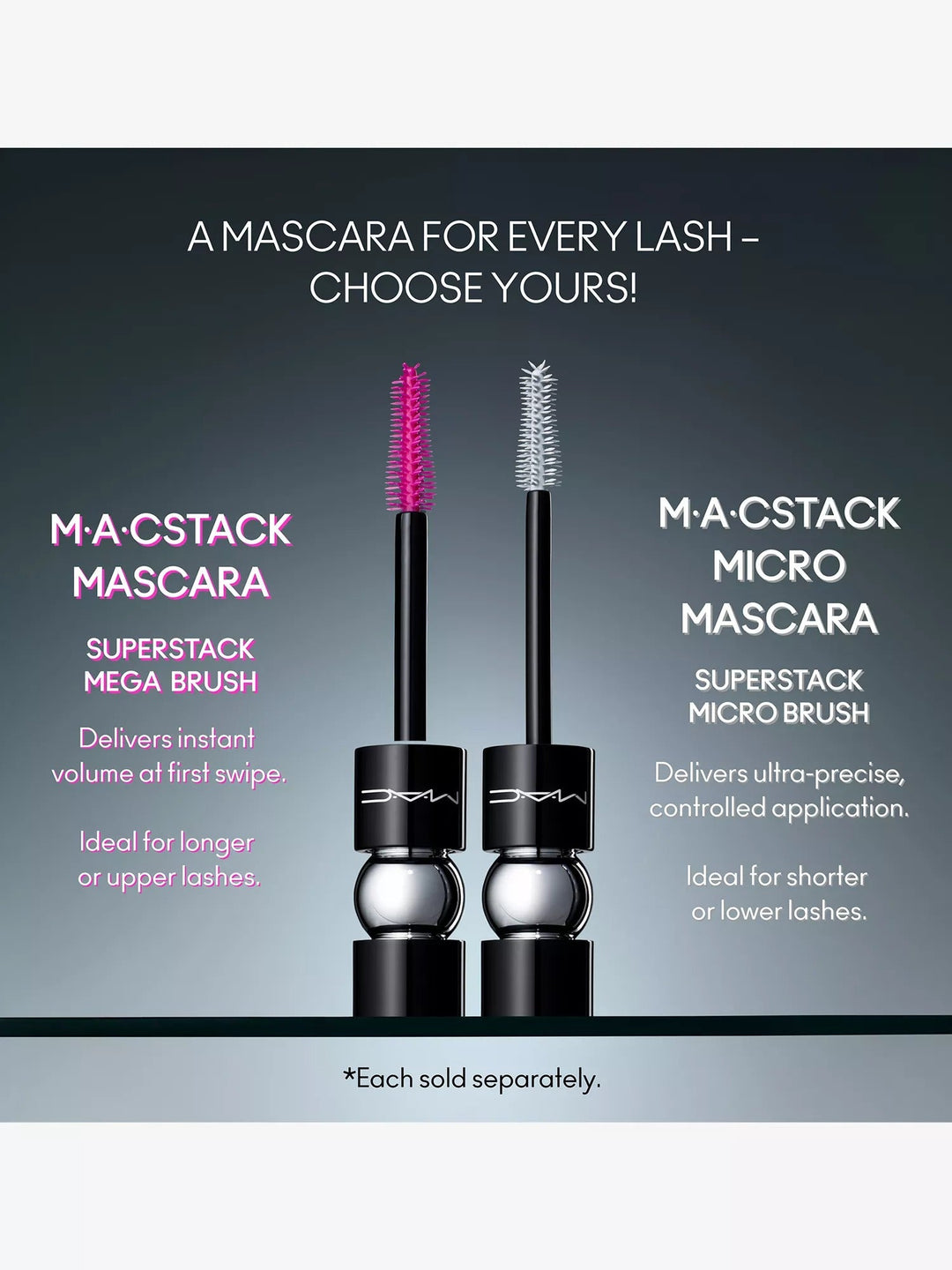 MACStack Mascara Micro Brush 12ml - GLAM MODA