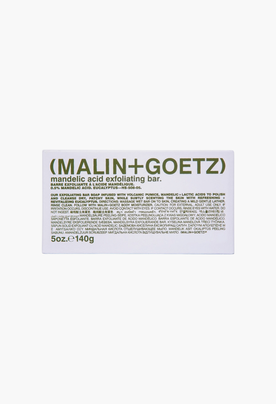 Malin+Goetz MANDELIC EXFOLIATING BAR - EUCALYPTUS