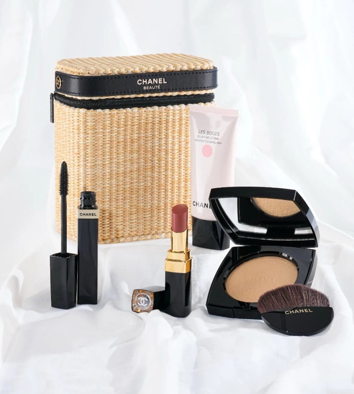 Chanel Pouch Makeup Set Limited 2026 Basket Pouch Summer Collection - Les Beiges Healthy Glow Summer Essentials - GLAM MODA