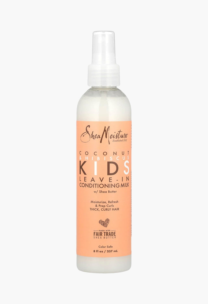 Kids, Leave-In Conditioning Milk with Shea Butter, Thick, Curly Hair, Coconut & Hibiscus