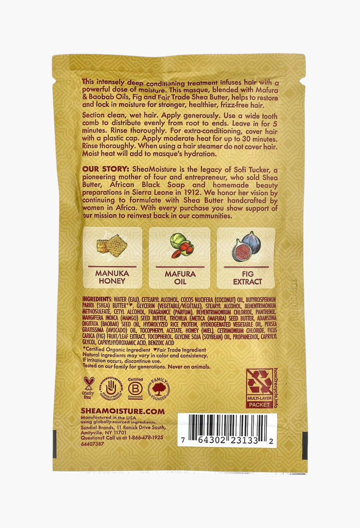 Manuka Honey & Mafura Oil, Intensive Hydration Hair Masque