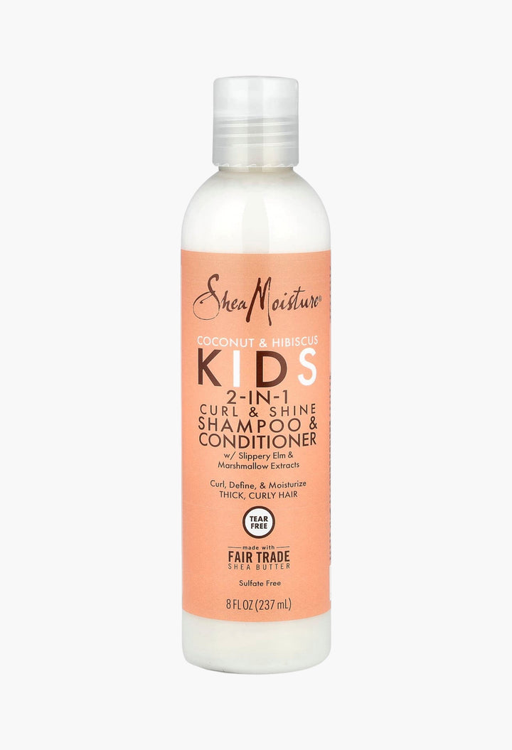 Kids 2-In-1 Curl & Shine Shampoo & Conditioner, Coconut & Hibiscus