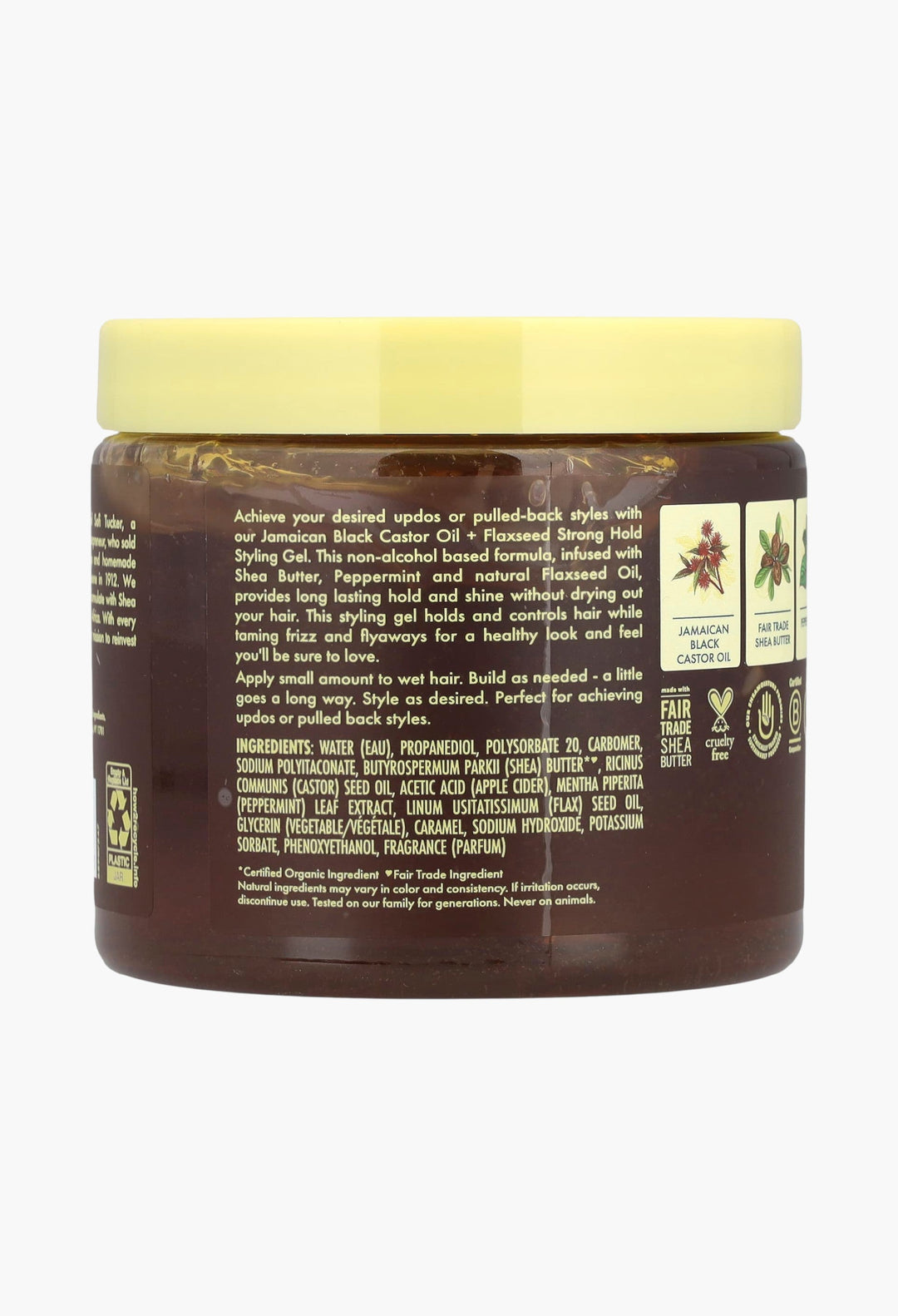Strong Hold Styling Gel, Shea Butter, Peppermint & Apple Cider Vinegar