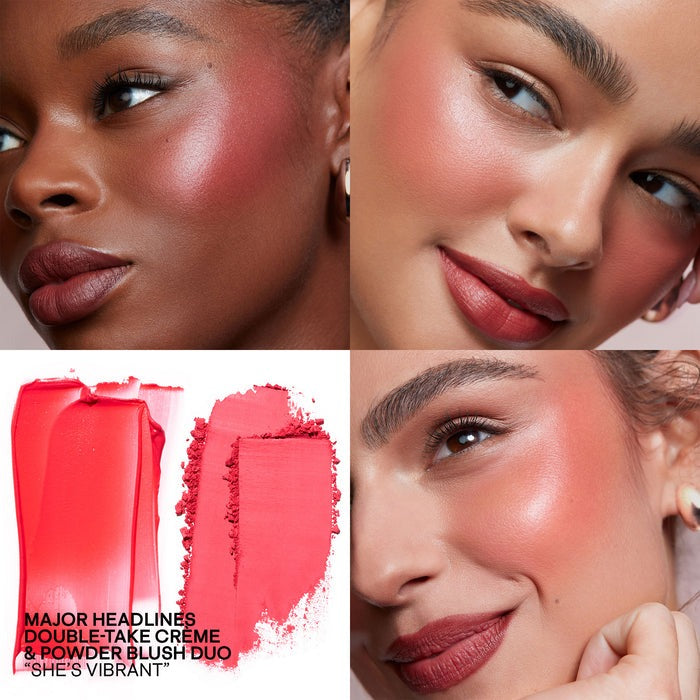 Major Headlines Double-Take Crème & Powder Blush Duo - GLAM MODA