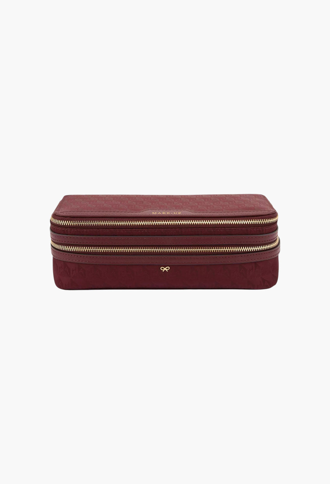 Make Up Logo-Branded Shell Makeup Bag - GLAM MODA