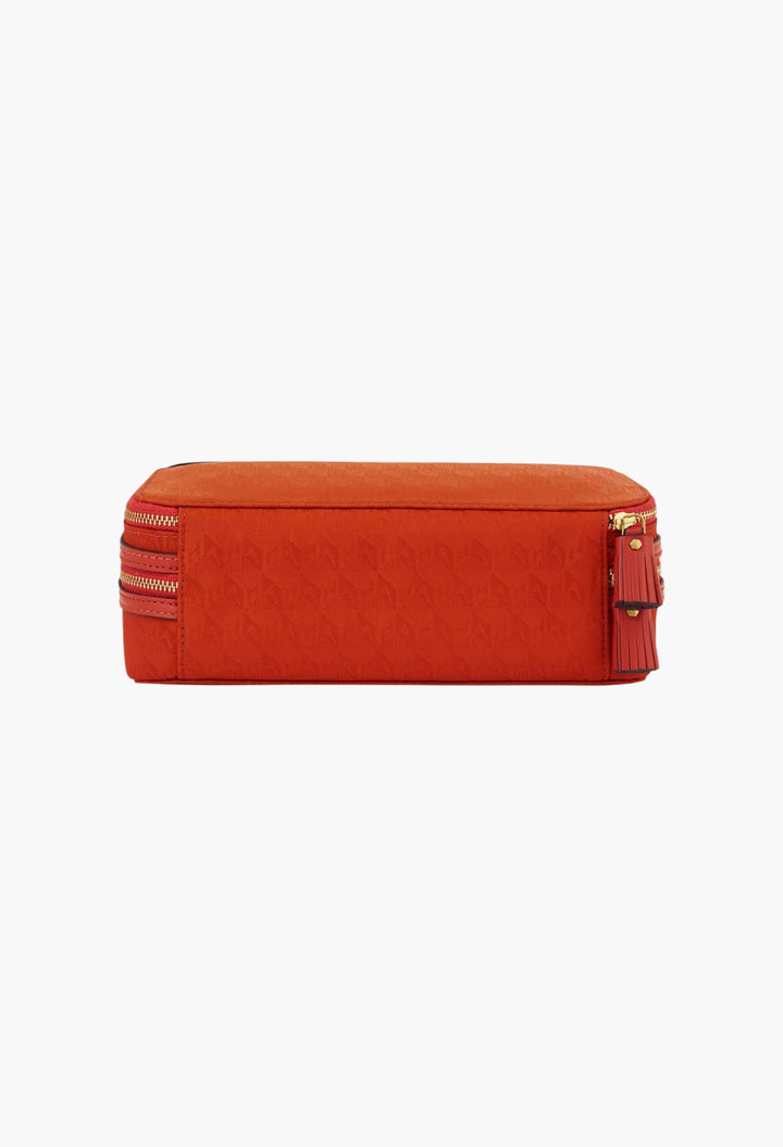 Make-Up Logo-Jacquard Nylon Pouch - GLAM MODA