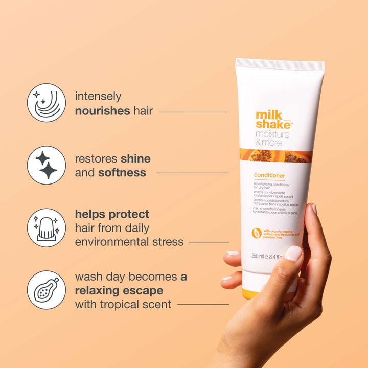 Milk Shake Haircare Moisture And More Moisturizing Conditioner - GLAM MODA