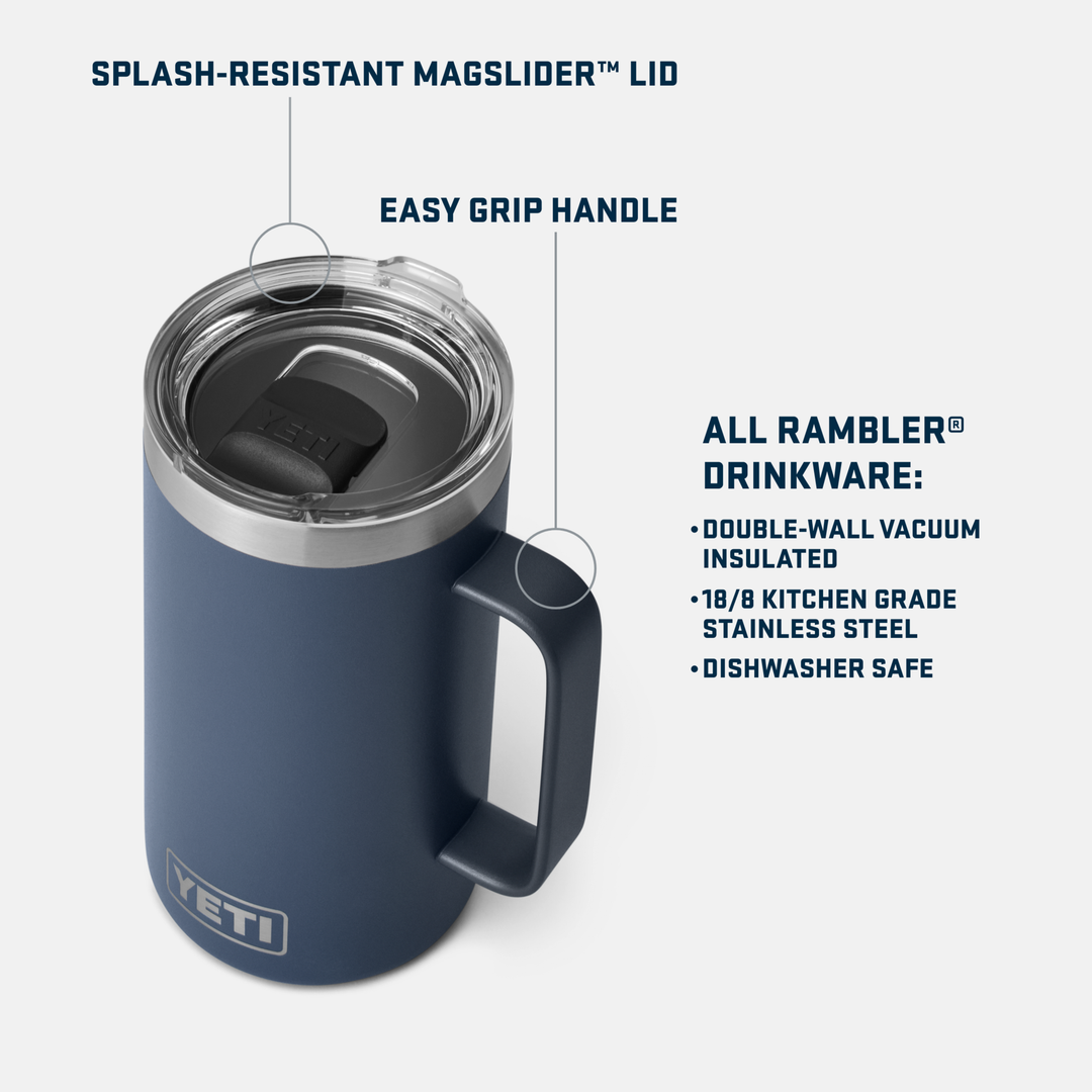 Mug With Magslider™ Lid - 24 Oz - GLAM MODA