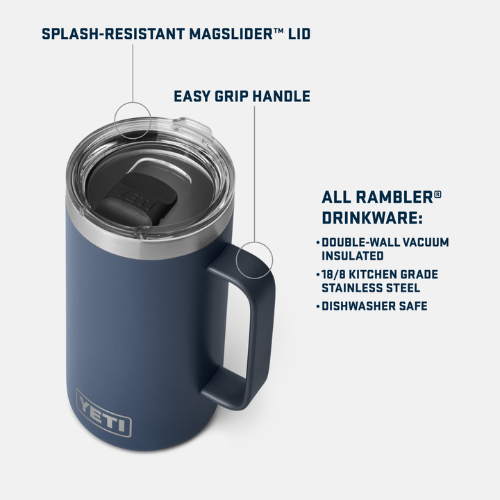 Mug With Magslider™ Lid - 24 Oz - GLAM MODA