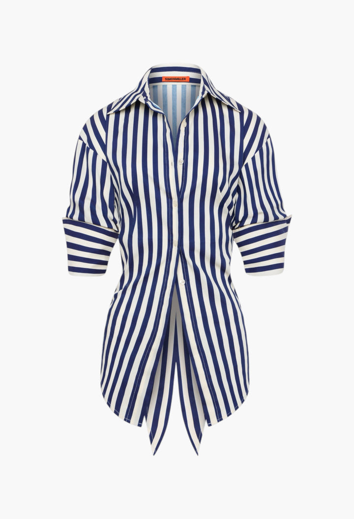 Loch Poplin Button Up - GLAM MODA