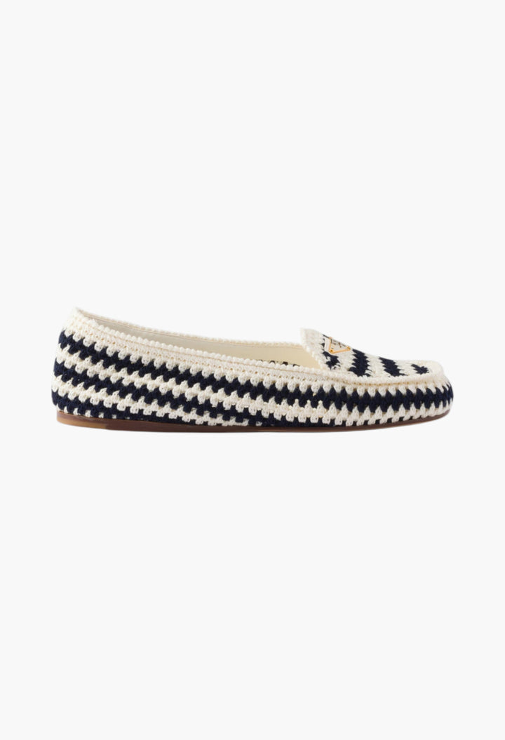 Navy - Crochet Loafers - GLAM MODA