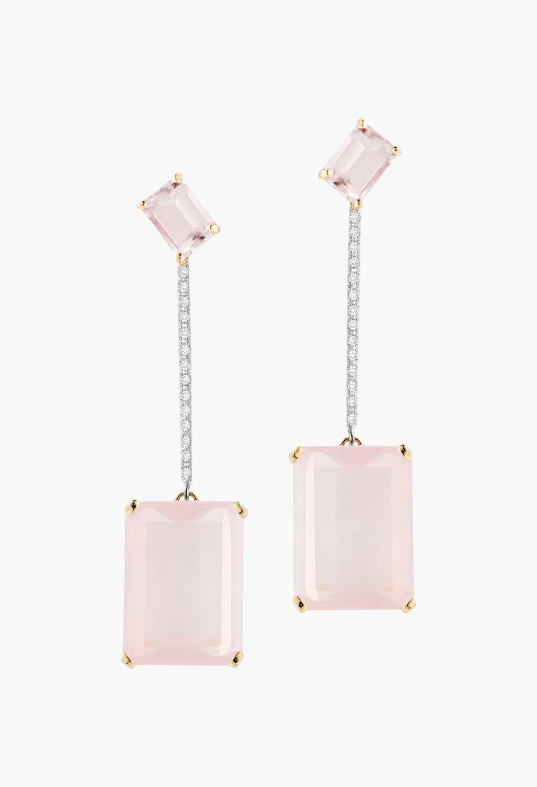 14kt Gold Barely Blush Earring