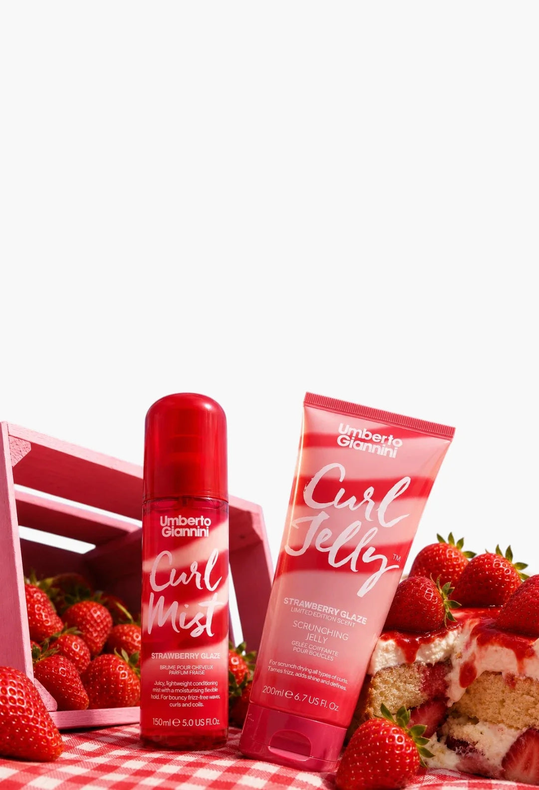 Strawberry Glaze Curl Duo