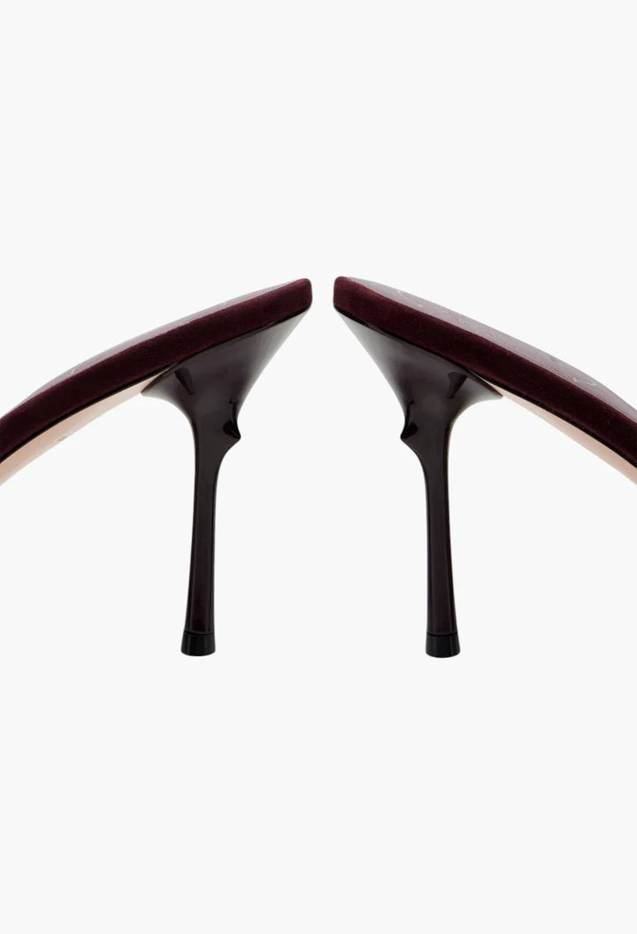 Rose Vivier suede mules