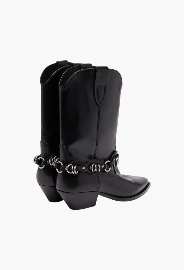 Duerto embellished leather cowboy boots