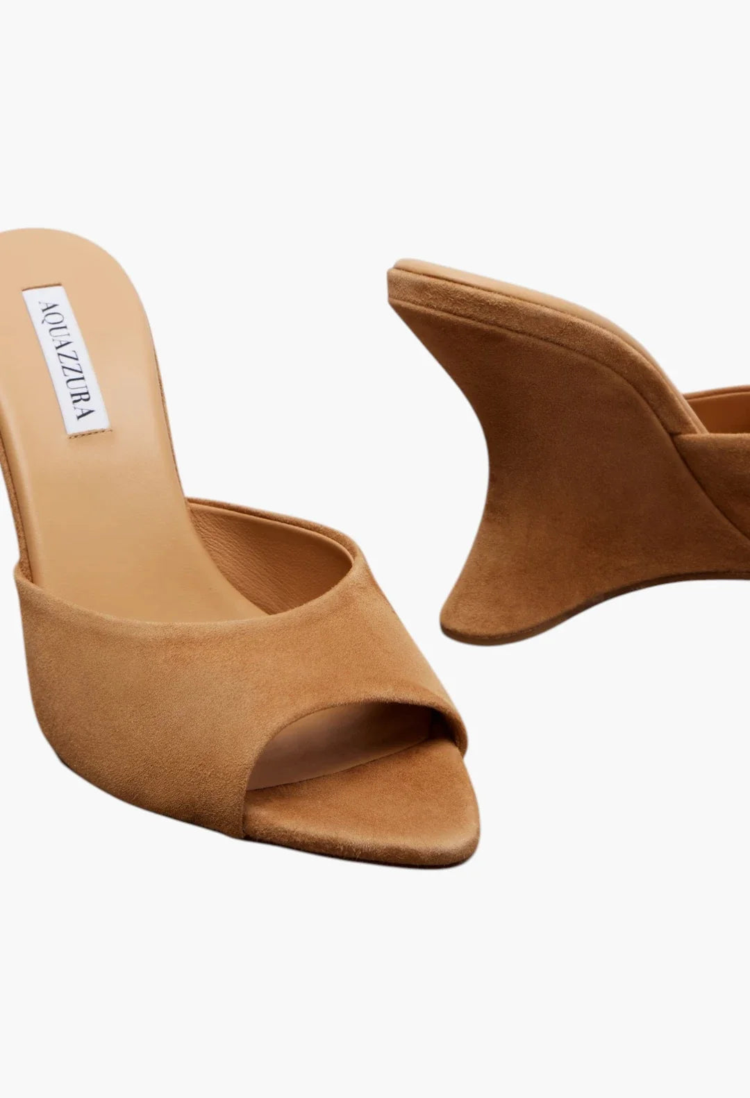 Bisous suede wedge mules