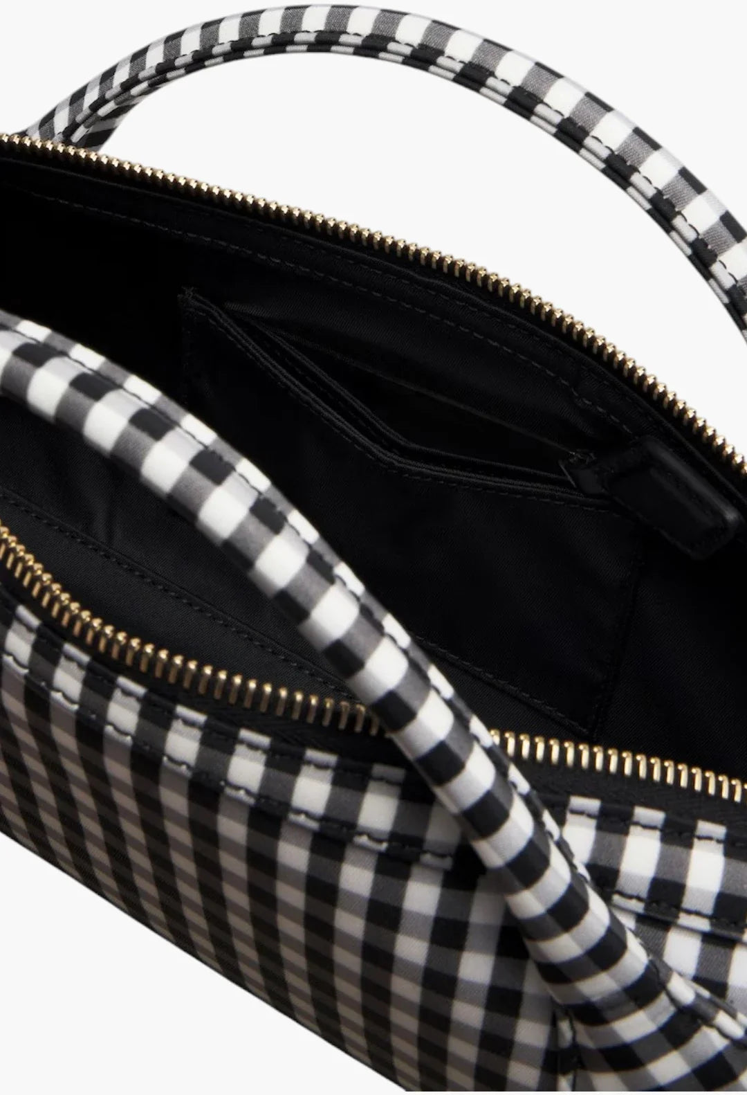 Le Teckel gingham top-handle bag