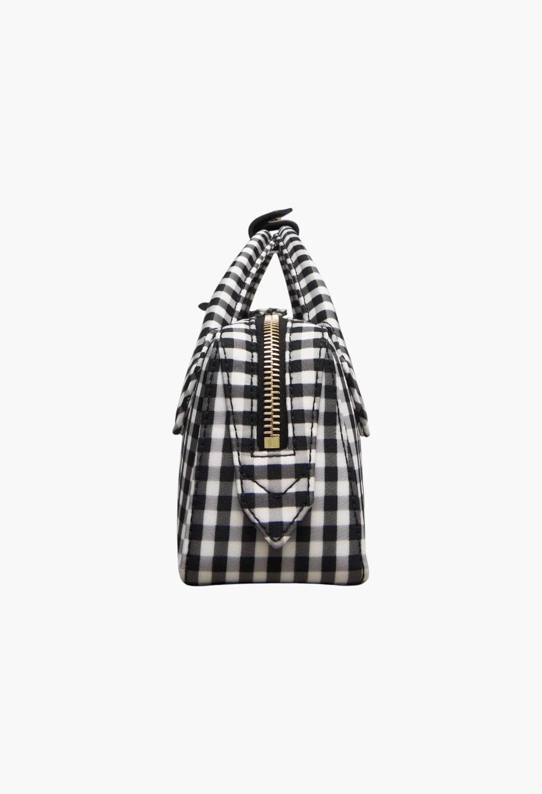Le Teckel gingham top-handle bag