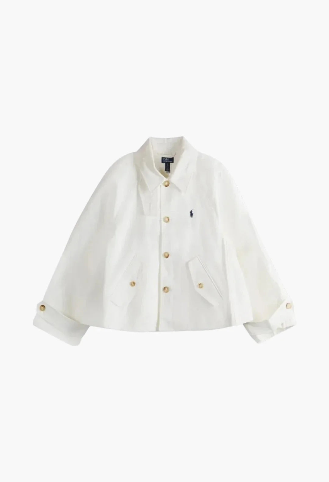 logo-embroidered jacket