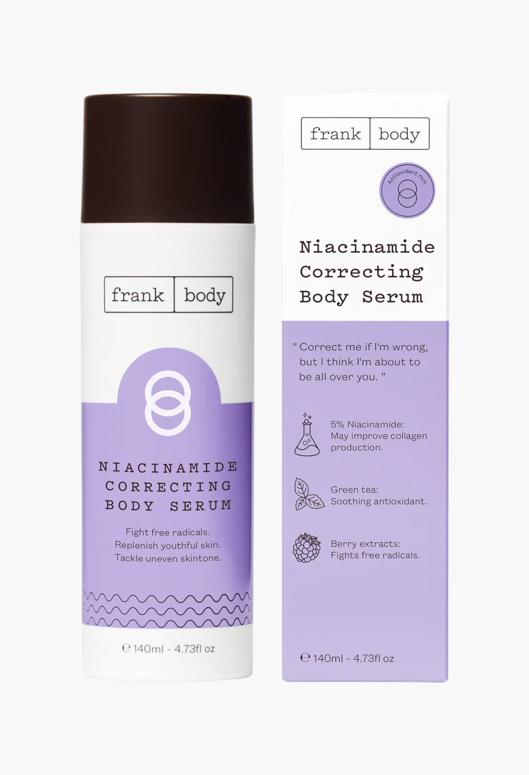 Niacinamide Correcting Body Serum 140ml - GLAM MODA