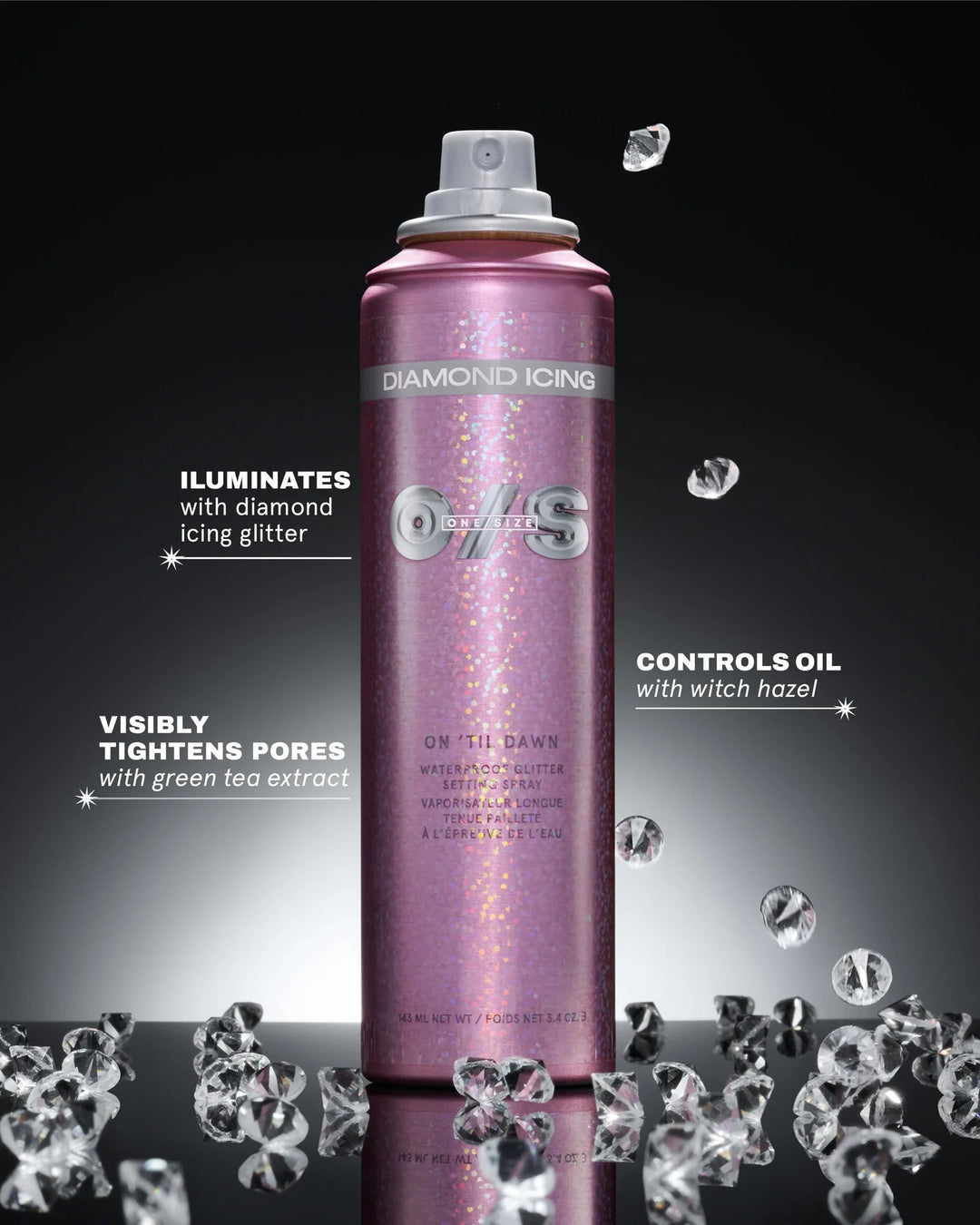 Waterproof Glitter Setting Spray – Diamond Icing