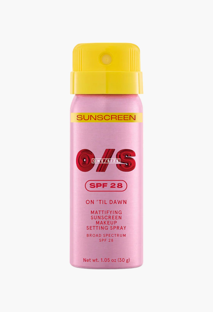 On ‘Til Dawn Mattifying Sunscreen Makeup Setting Spray SPF 28 Travel-Sized - GLAM MODA