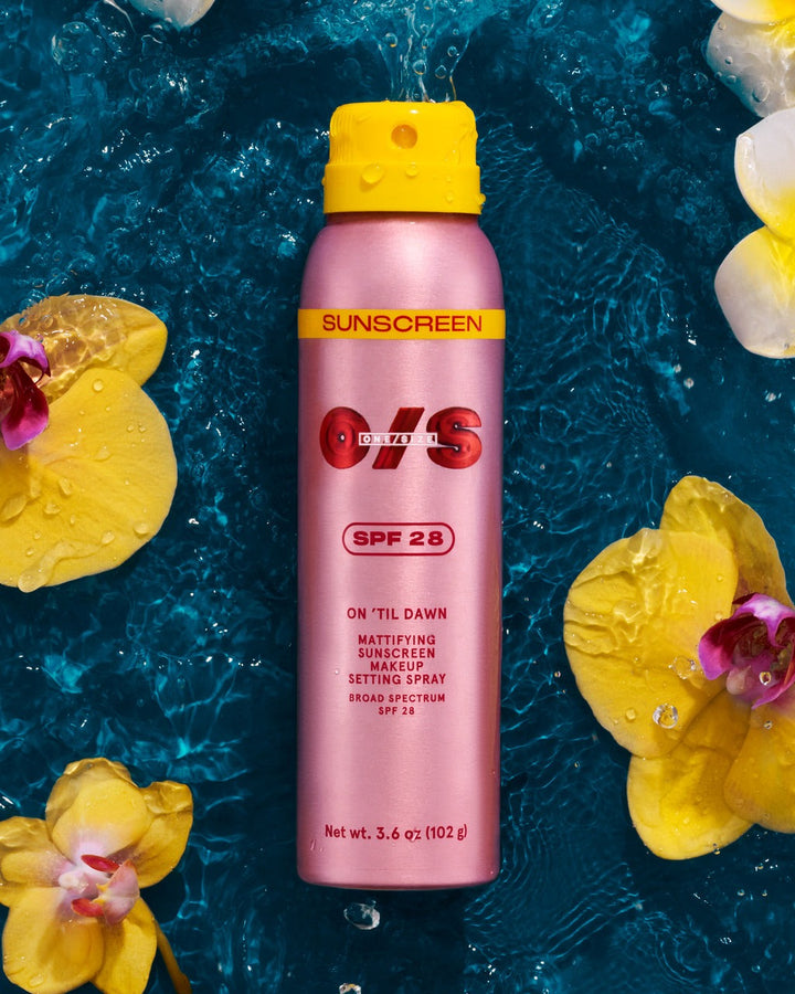 On ‘Til Dawn Mattifying Sunscreen Makeup Setting Spray SPF 28 Travel-Sized - GLAM MODA