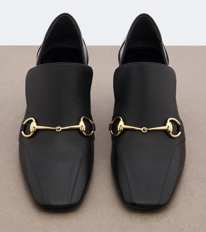 Galleria Horsebit leather loafer pumps