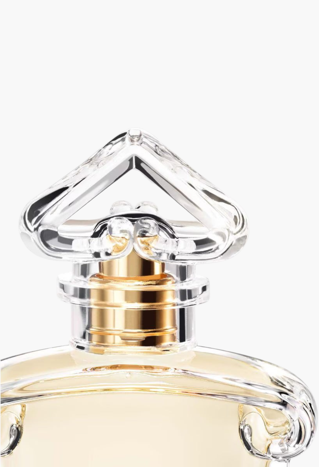 GLAM MODA Vol de Nuit Eau de Toilette featuring the iconic Art Nouveau inverted heart glass bottle and gold stopper.