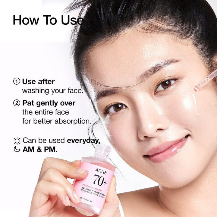 Peach 70% Niacinamide Serum - GLAM MODA