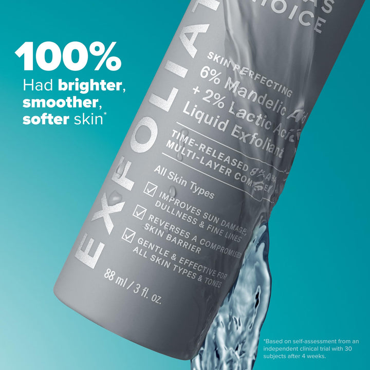 Perfecting 6% Mandelic Acid and 2% Lactic Acid Liquid Exfoliant 88ml - GLAM MODA